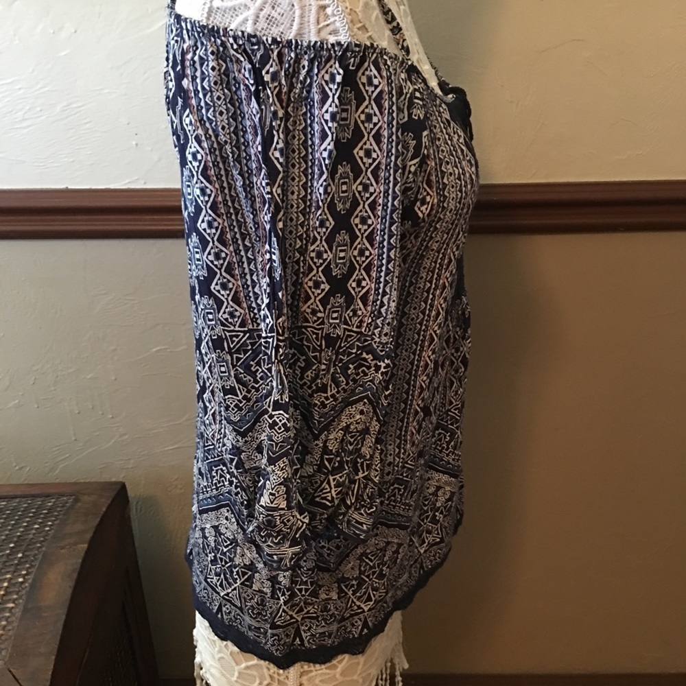 Blue AztecTop (#68) - Picture 6 of 6
